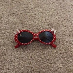 Minnie glasses, bought at Disney world